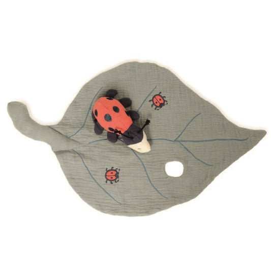 Baby Soother Blanket - Doudou Ladybird in Box