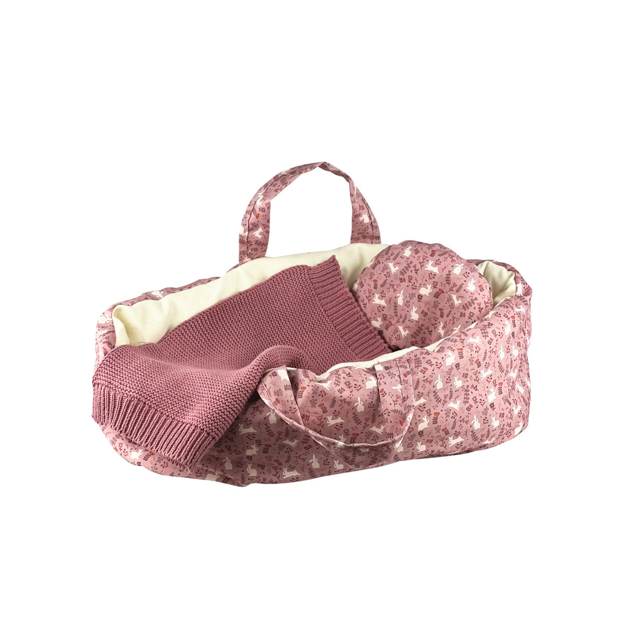 Carry Cot Rabbit Print Small