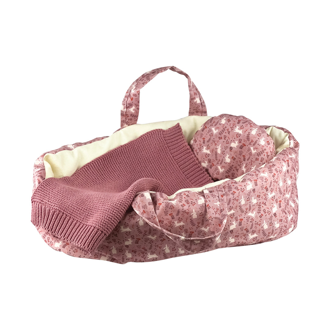 Carry Cot Rabbit Print Large