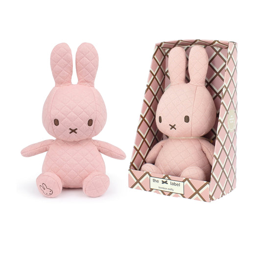 Miffy Bonbon Quilted Pink In Giftbox - 23cm