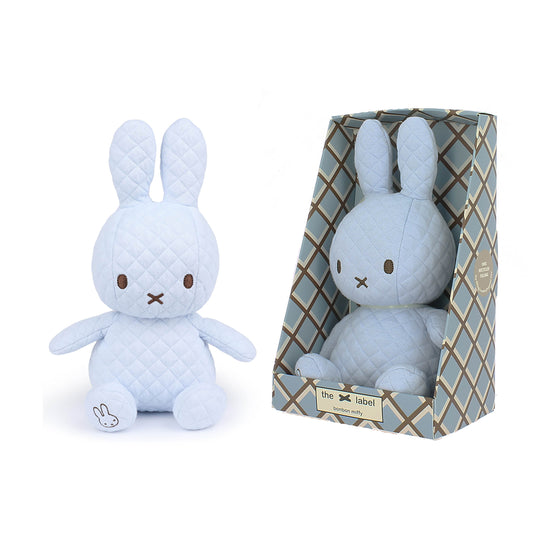 Miffy Bonbon Quilted Blue In Giftbox - 23cm