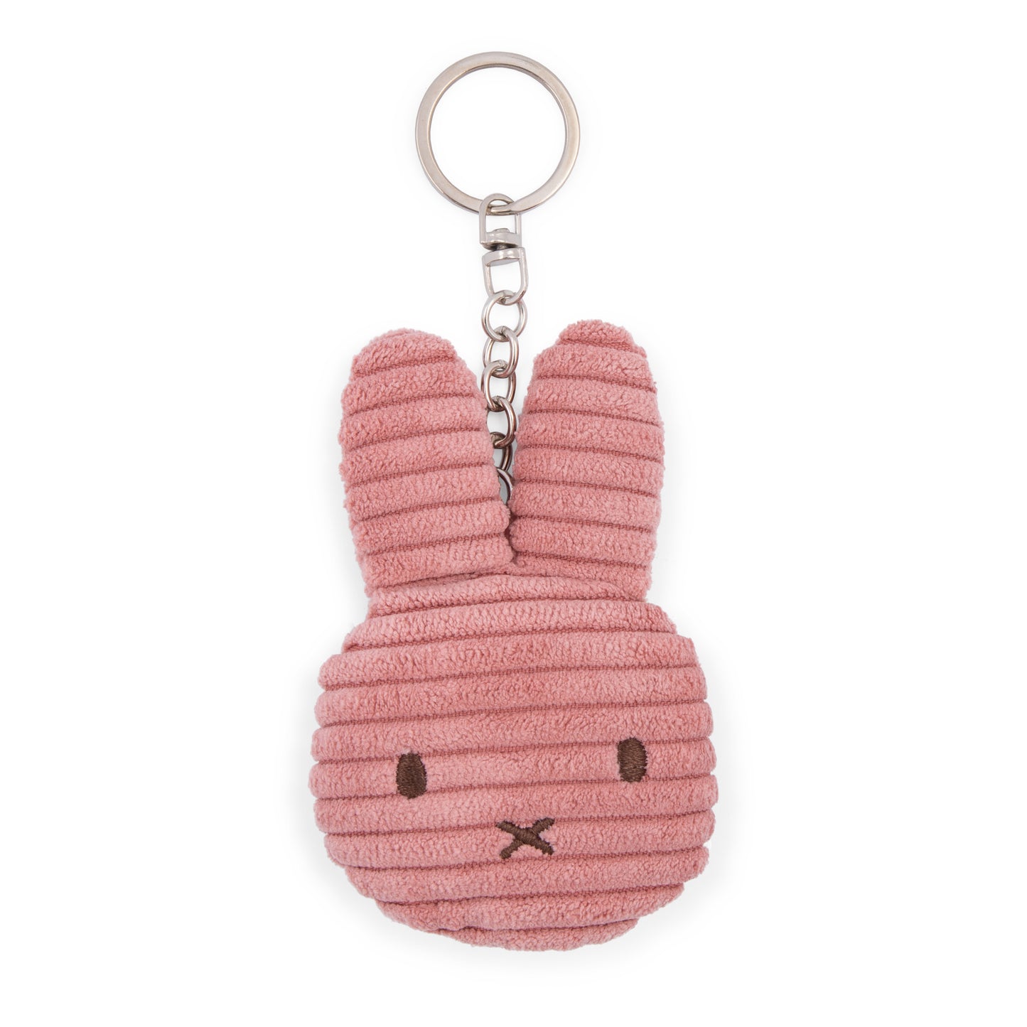 Miffy Face Keyring - Dusty Rose - 10cm