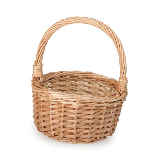 Small Round Wicker Basket - Kids