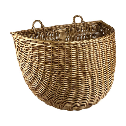 Set Of 2 Wicker Wall Baskets