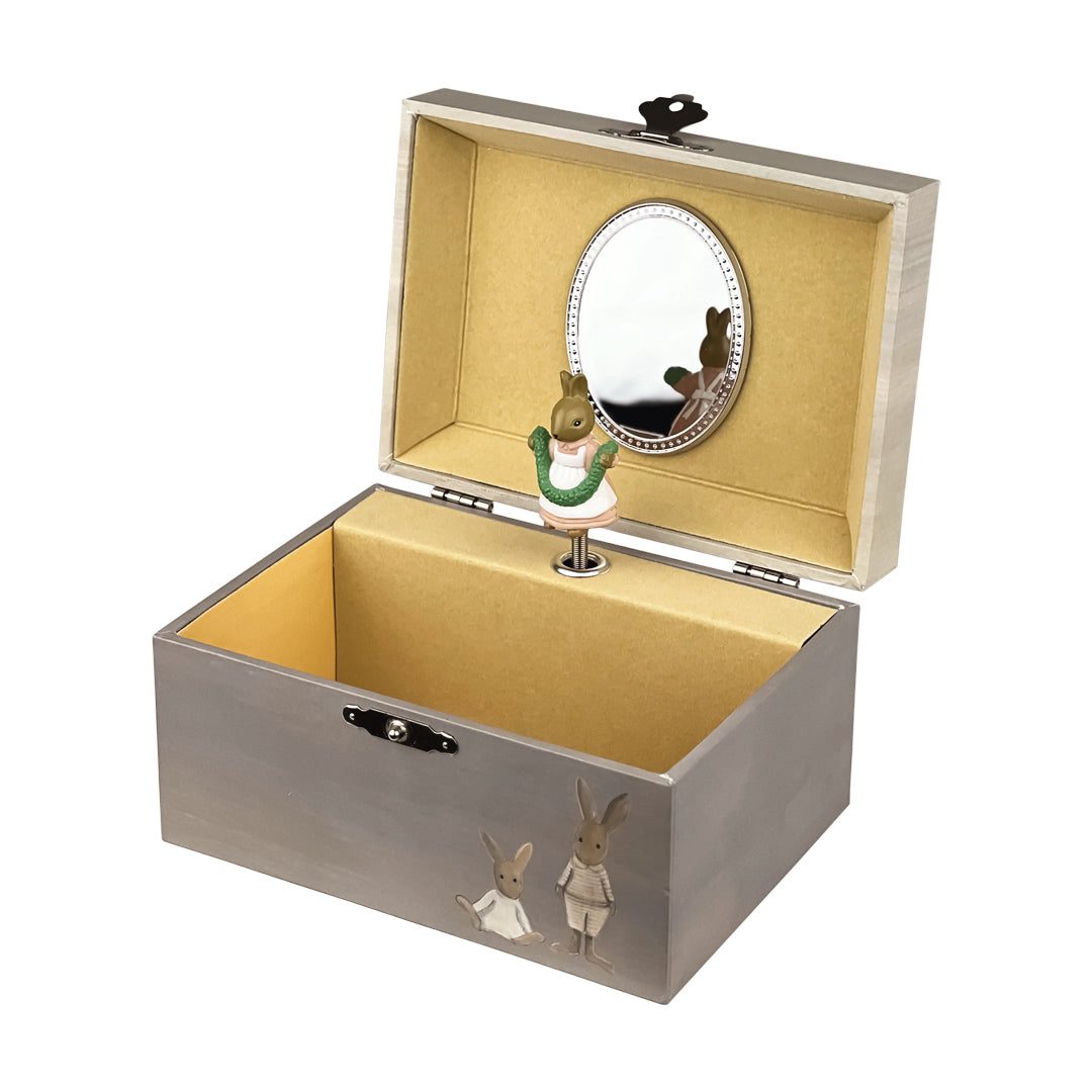 Musical Jewellery Box Rabbit Birthday