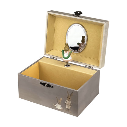 Musical Jewellery Box Rabbit Birthday