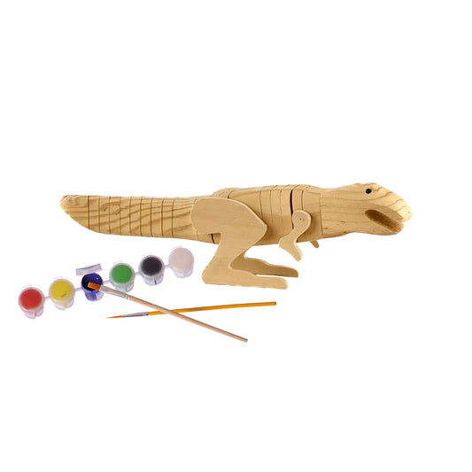 Wooden Tyranosaurus To Paint