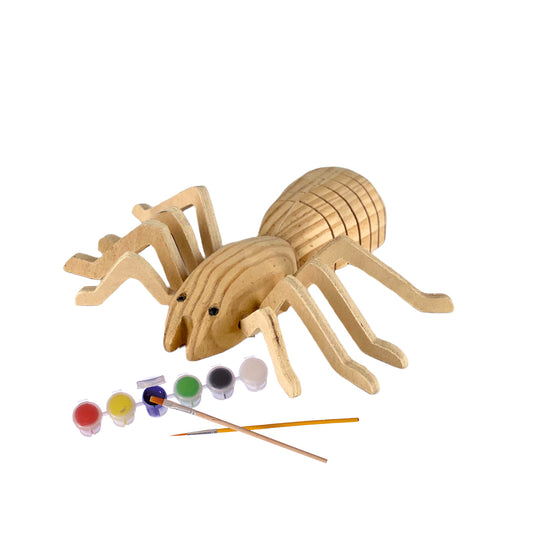 Wooden Spider To Paint