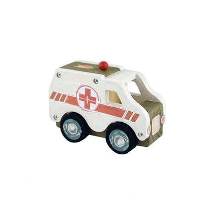 DIY Wooden Ambulance to Paint