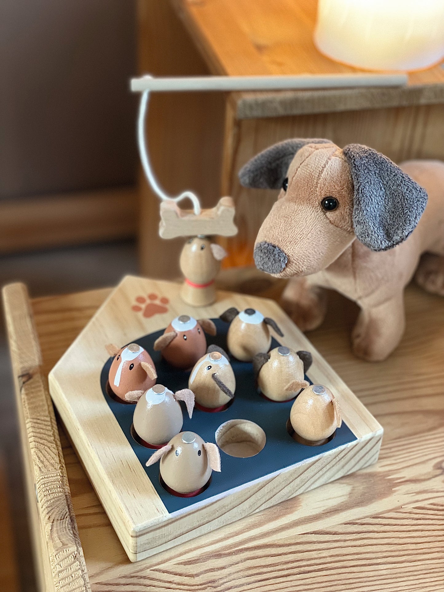 Wooden Fishing Dog Game