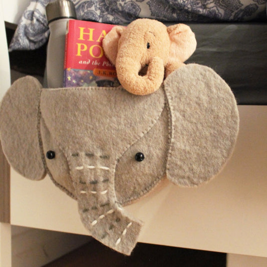 Mask Head Bedtime Pouch - Elephant