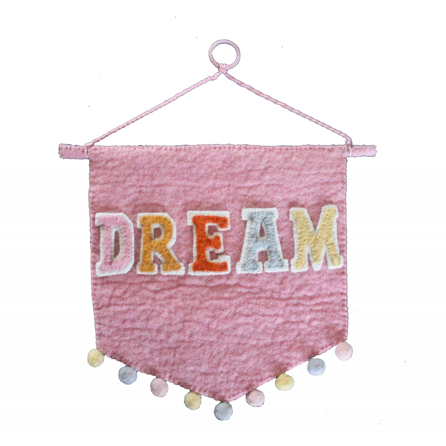 Pastel 'DREAM' Wall Pennant