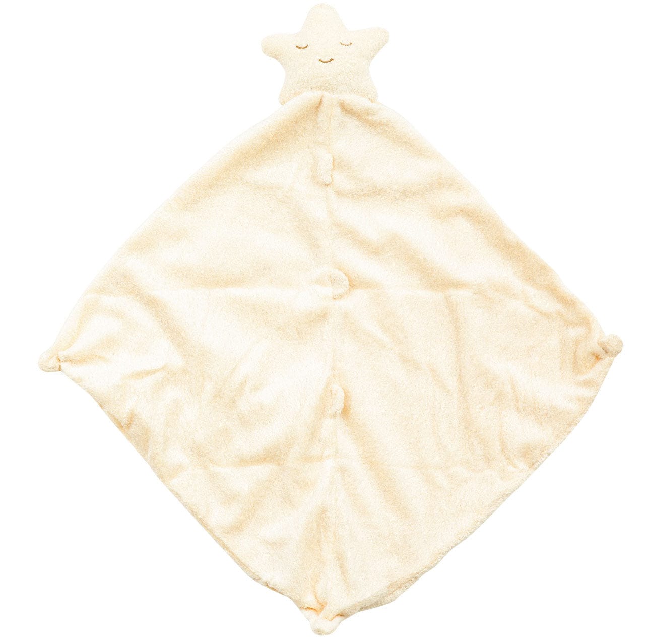 1113 Yellow Star Soother Blankie by Angel Dear