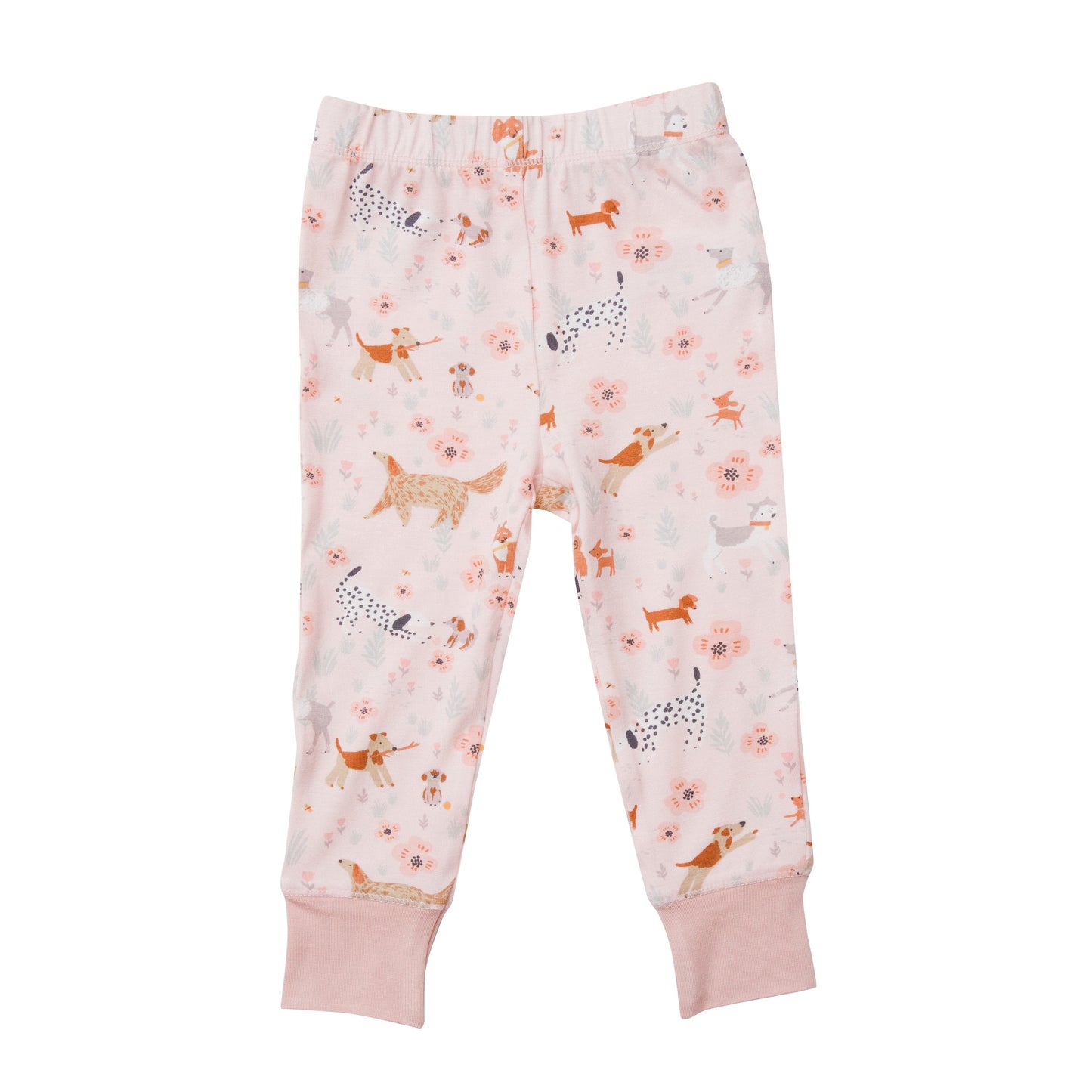 171F1PUP2 Bamboo Puppies Pink Pyjama Set by Angel Dear