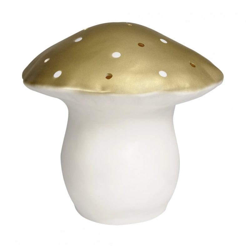 Heico Night Light - Large Mushroom Gold