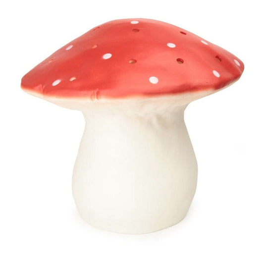 Heico Night Light - Large Mushroom Red