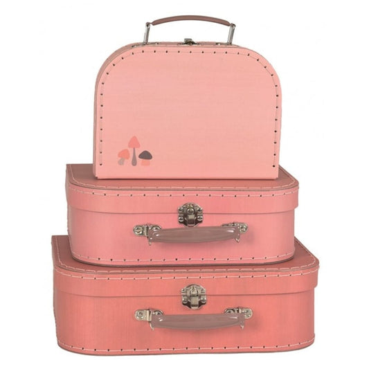 Set of 3 Suitcases - Mushroom