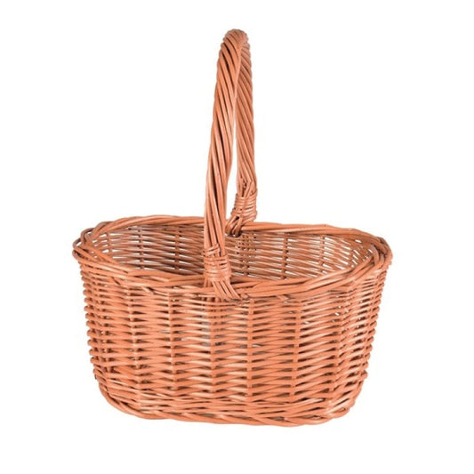 Wicker Basket with Big Handle