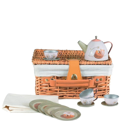 Tea Set in Basket - Forest