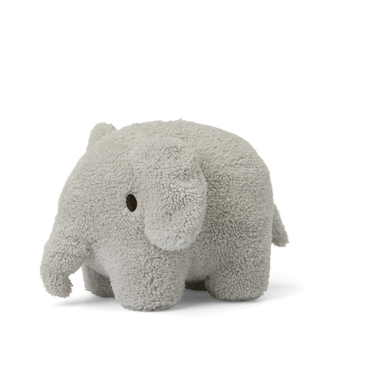 Elephant 17cm - Soft Terry Light Grey