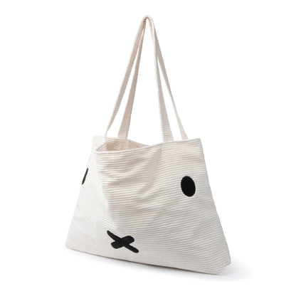 Miffy Tote Bag - Corduroy Cream