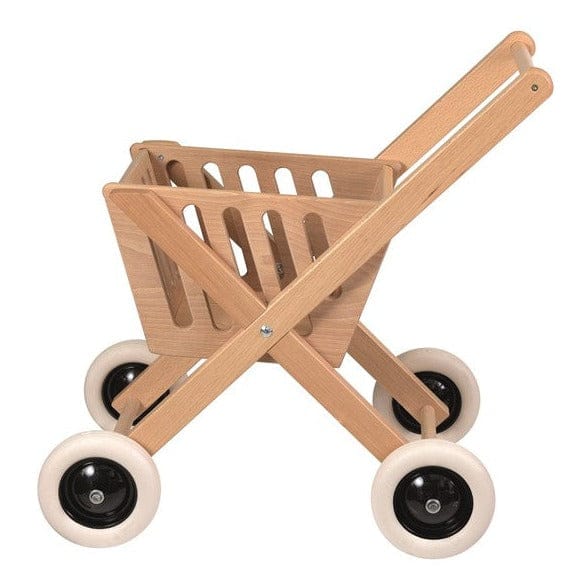 Toy Wooden Shopping Trolley