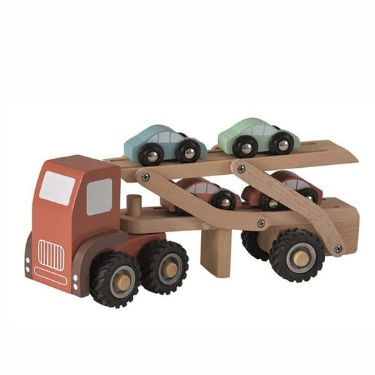 Wooden Car Transport Truck