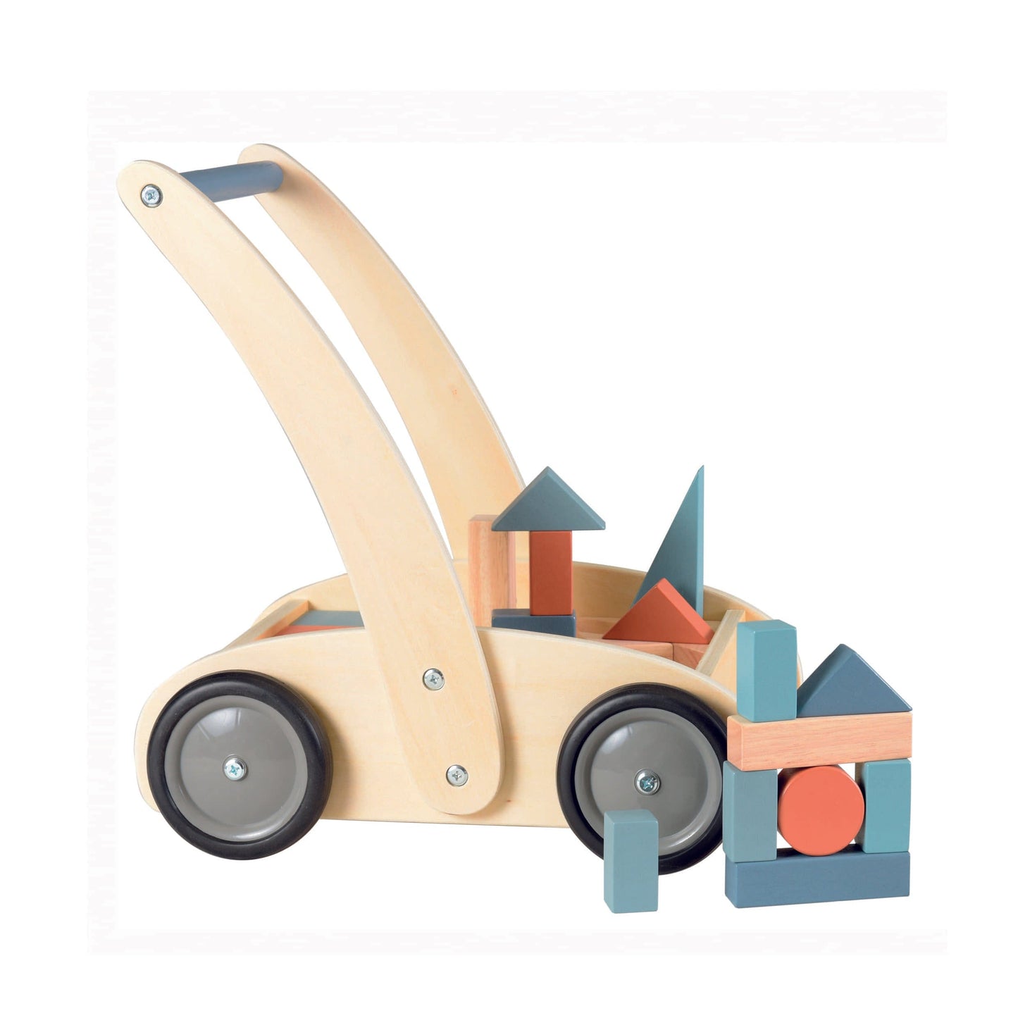 Push Along Truck & Wooden Blocks