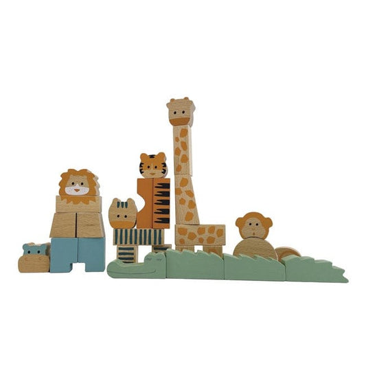 Wooden Animal Blocks - Jungle