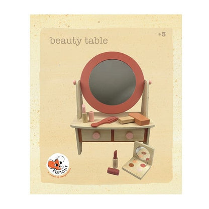 Kids Wooden Toy Vanity Table