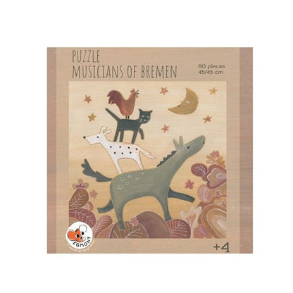 Puzzle Musicians of Bremen 60 Pcs