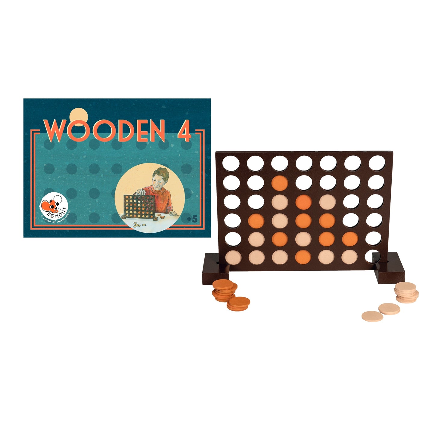 Wooden Connect Game