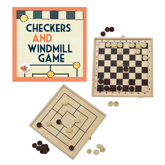 Checkers And Windmill Game