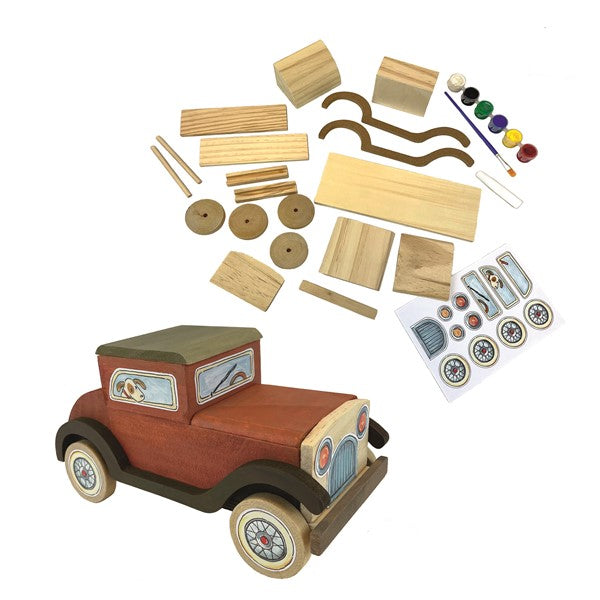 Wooden Car to Paint