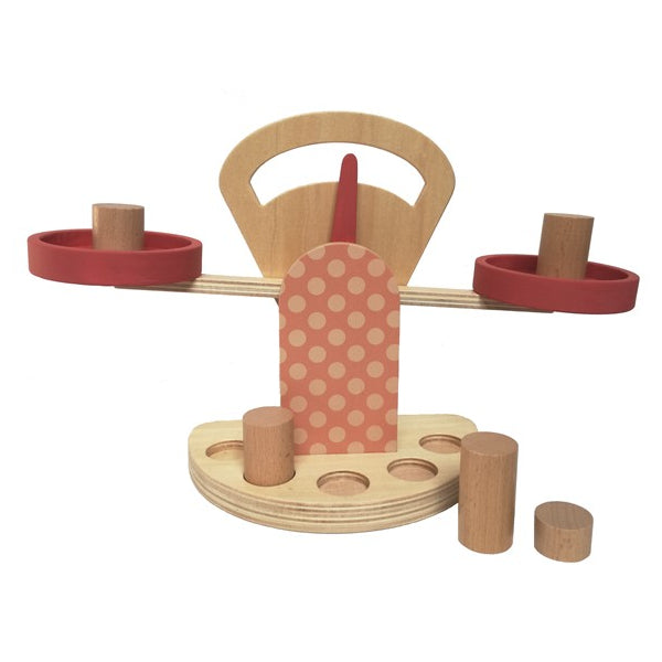 Toy Wooden Weighing Scales