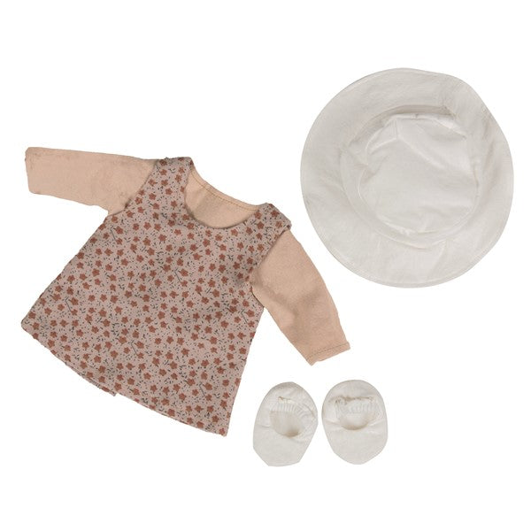 Doll Clothes - Beige Flowers