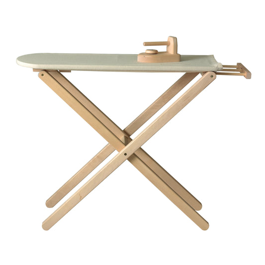 Wooden Ironing Board & Iron 62cm