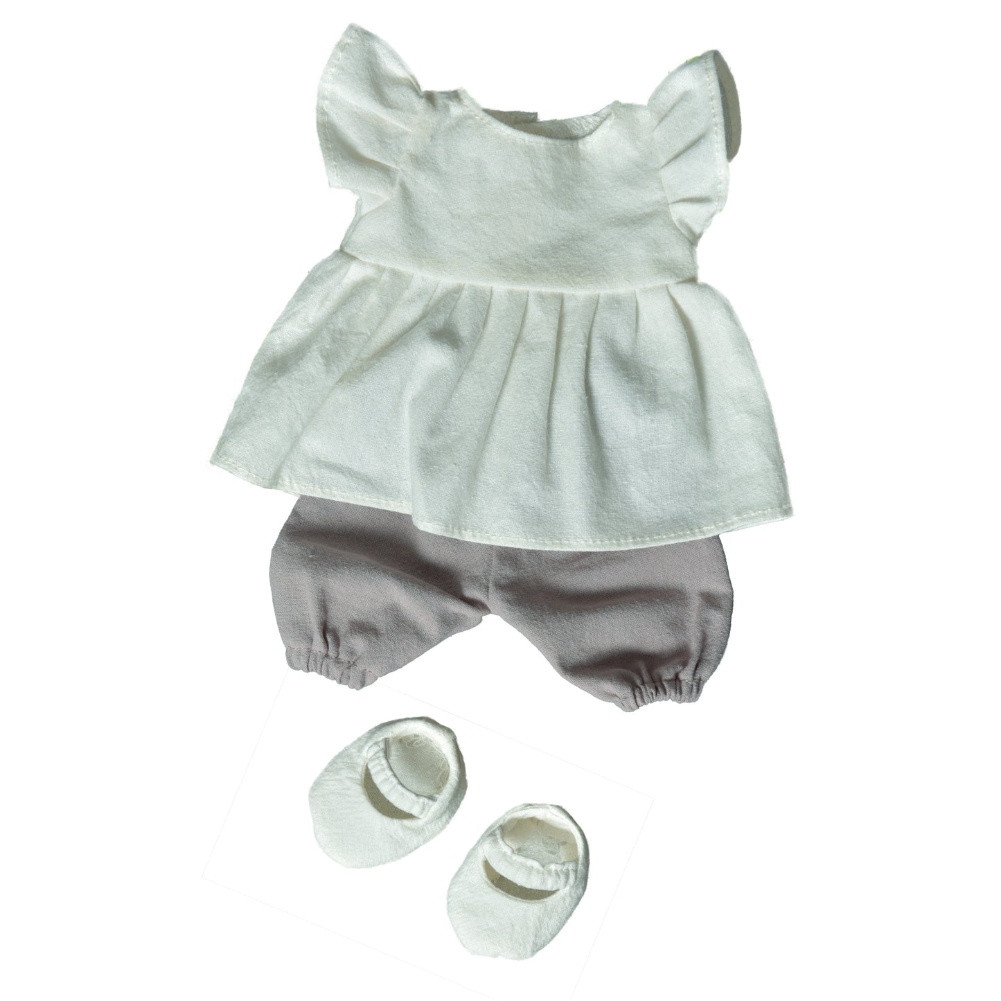 Doll Clothes - White & Chocolate