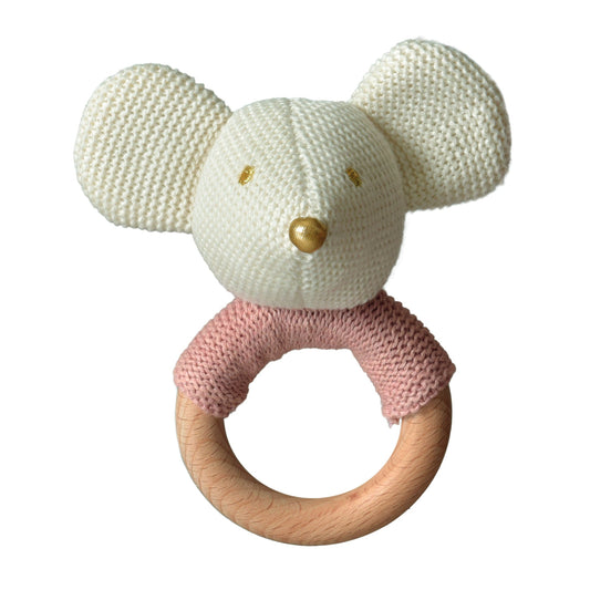 Celeste Mouse Rattle