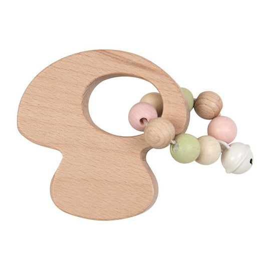 Wooden Mushroom Rattle